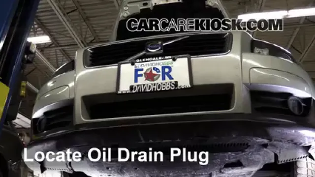 2008 Volvo C30 T5 2.5L 5 Cyl. Turbo Huile Changer l'huile et le filtre à huile